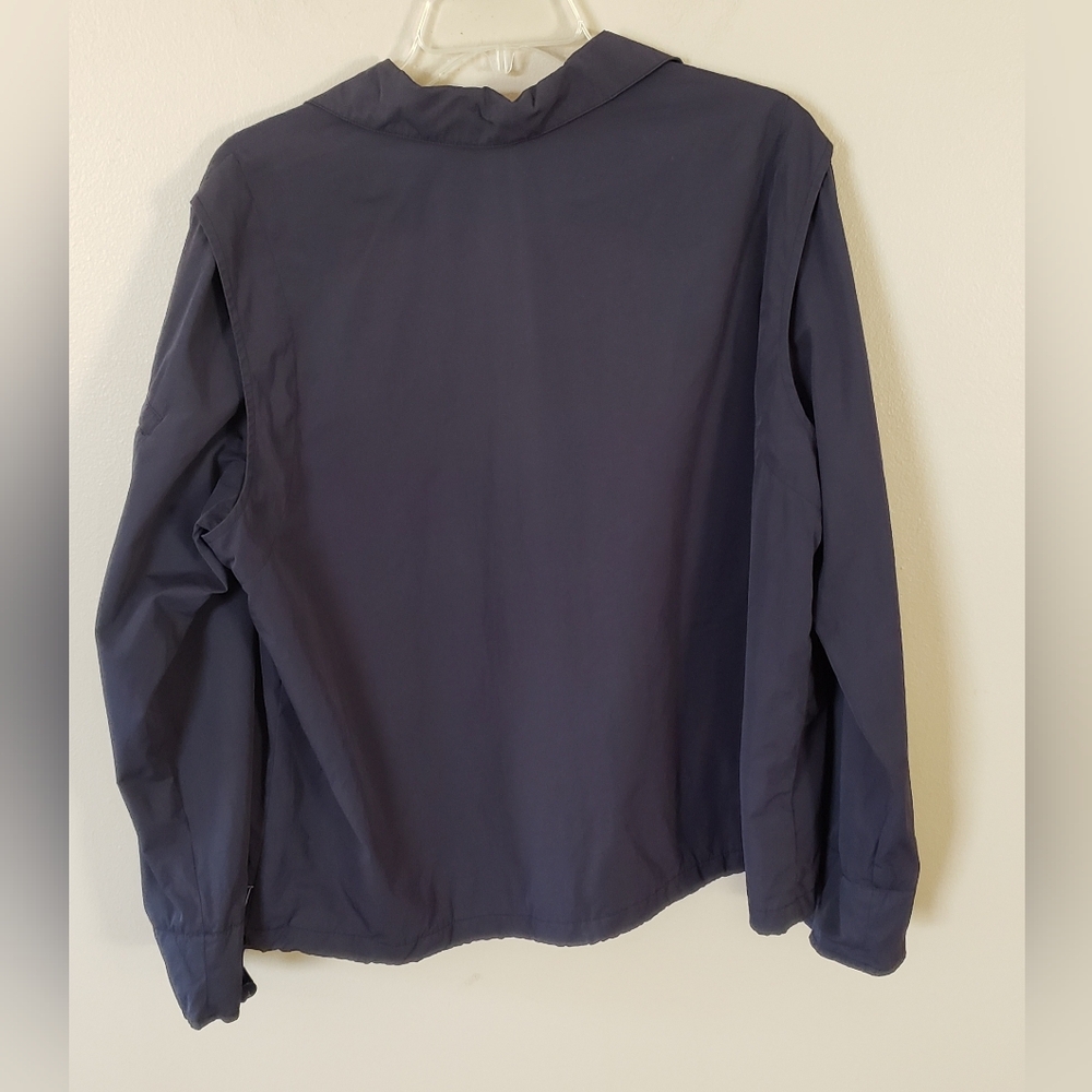 LizGolf Women's Navy Pullover Long Sleeve Jacket Size Large - Picture 2 of 11